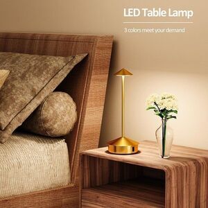 Table Lamps,Cordless Desk Lamp with USB Port, 6000mAh Battery